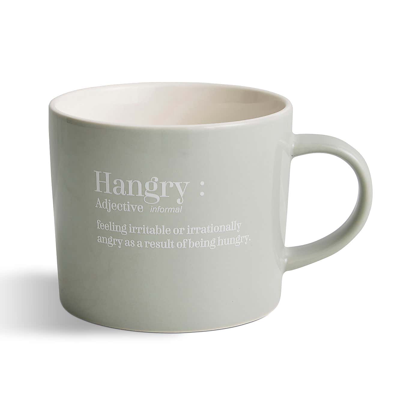 Grey Hangry Mug