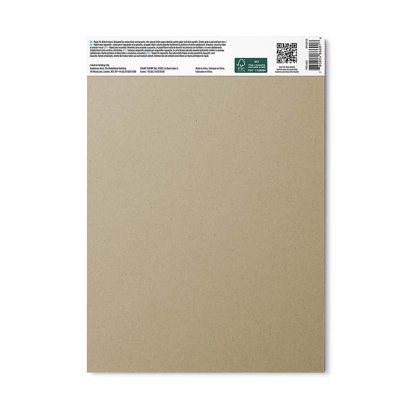 Reeves 200gsm A4 Watercolour Paper Pad