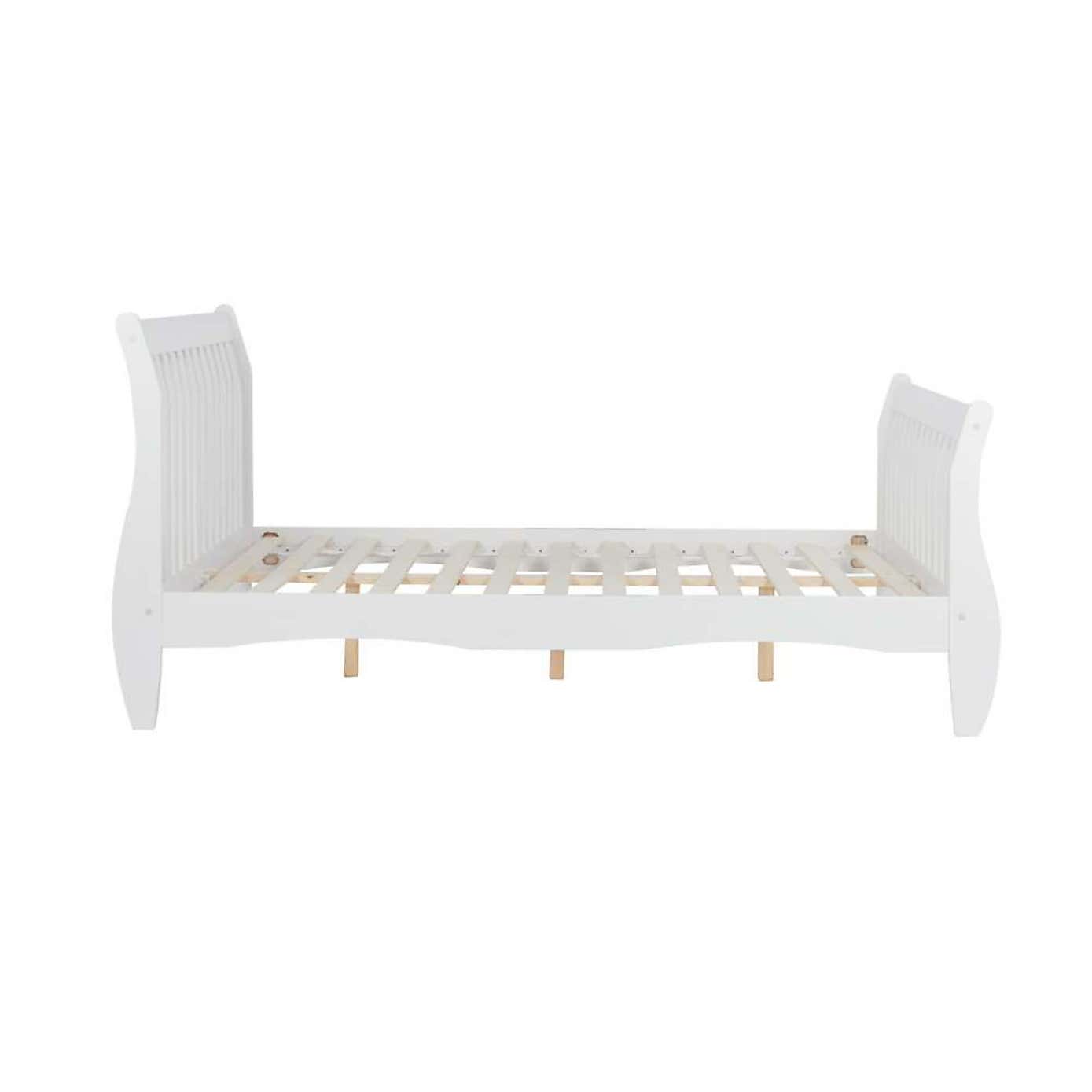 Belford Wooden Bed Frame, White
