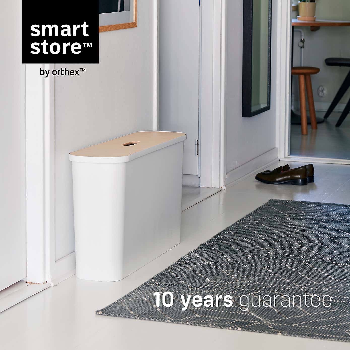 SmartStore Collect Slim Recycling Solution 46L, White