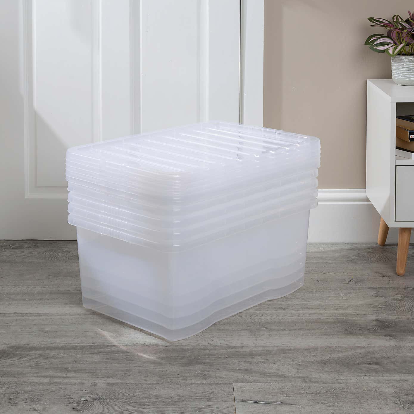 Wham Crystal Set of 5 Storage Boxes & Lids