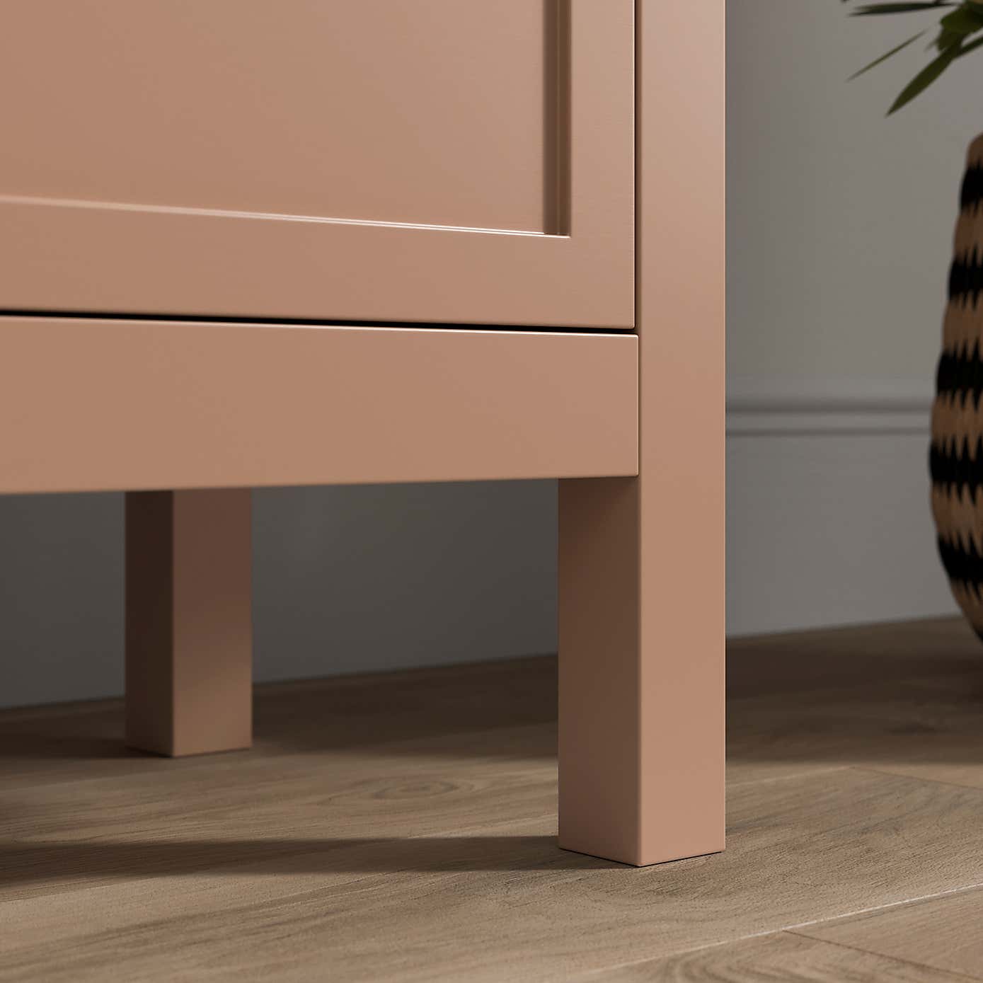 Hanworth Large Display Cabinet, Clay