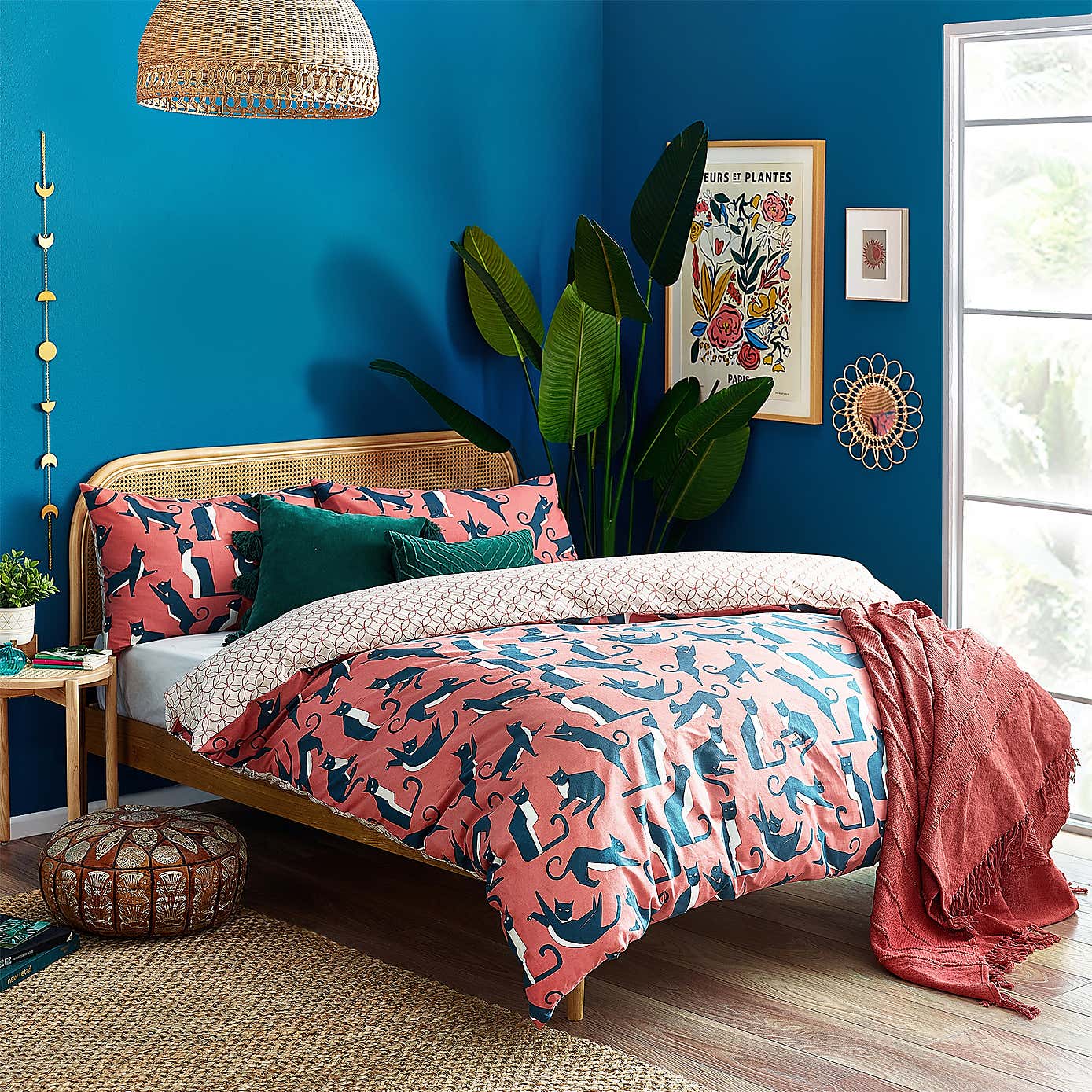 Furn. Kitta Pink Watermelon Duvet Cover and Pillowcase Set