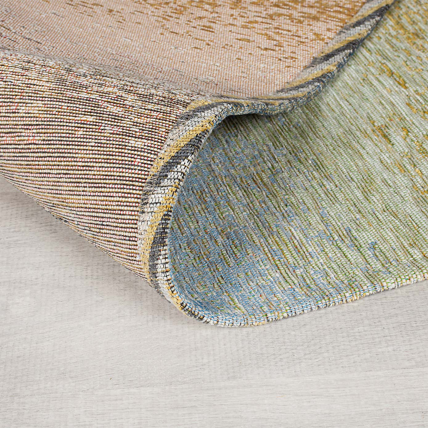 Ombre Rainbow Stair Runner