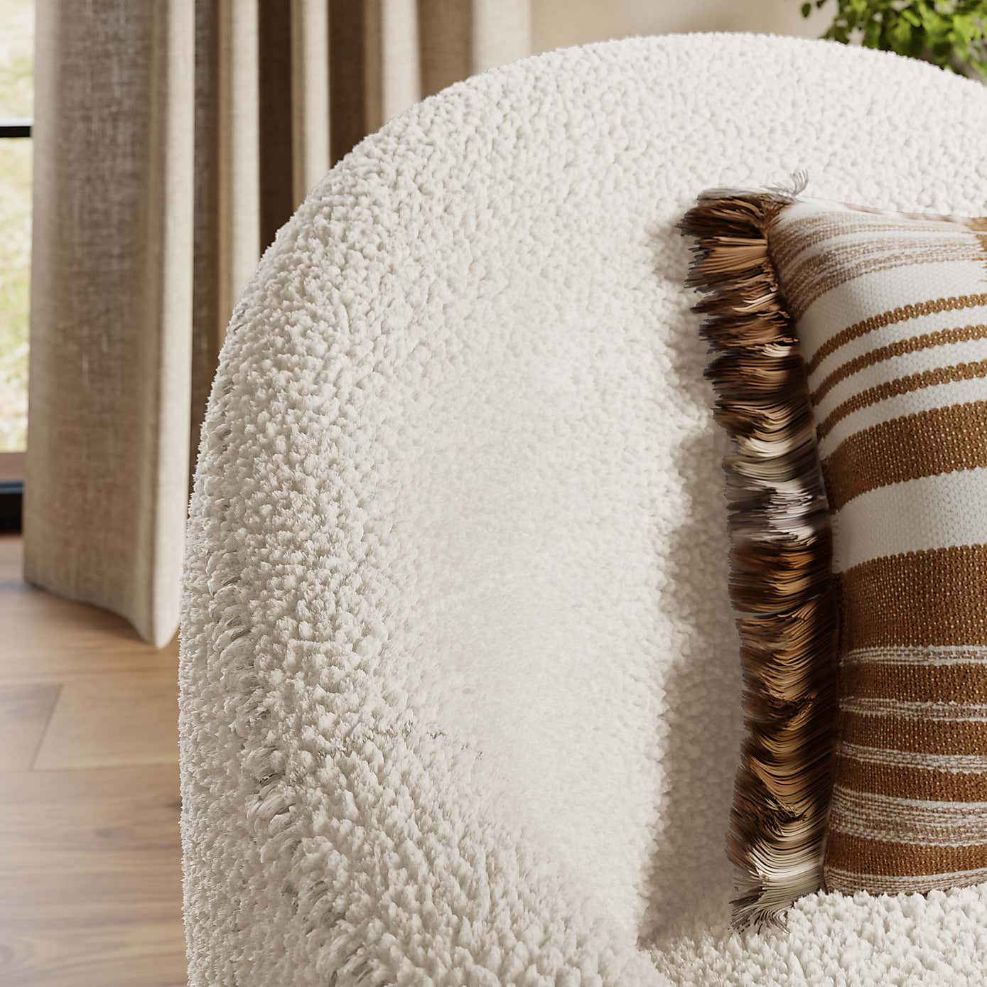 Kaspar Sherpa Tub Chair