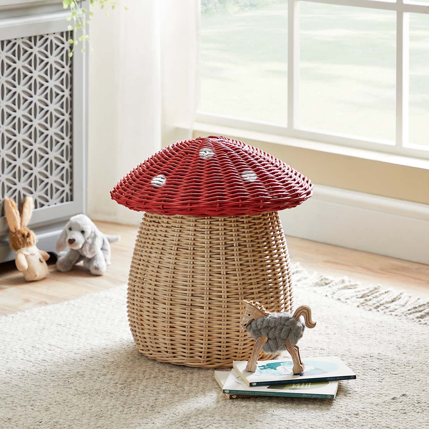 Toadstool Natural Storage Basket