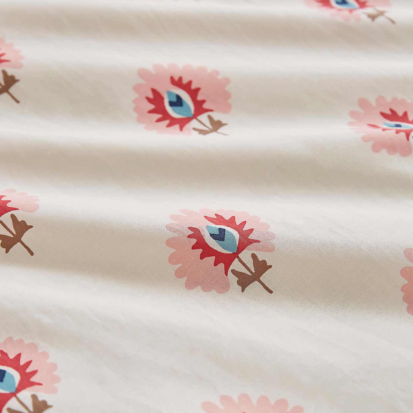 Hani 100% Cotton Duvet Cover and Pillowcase Set