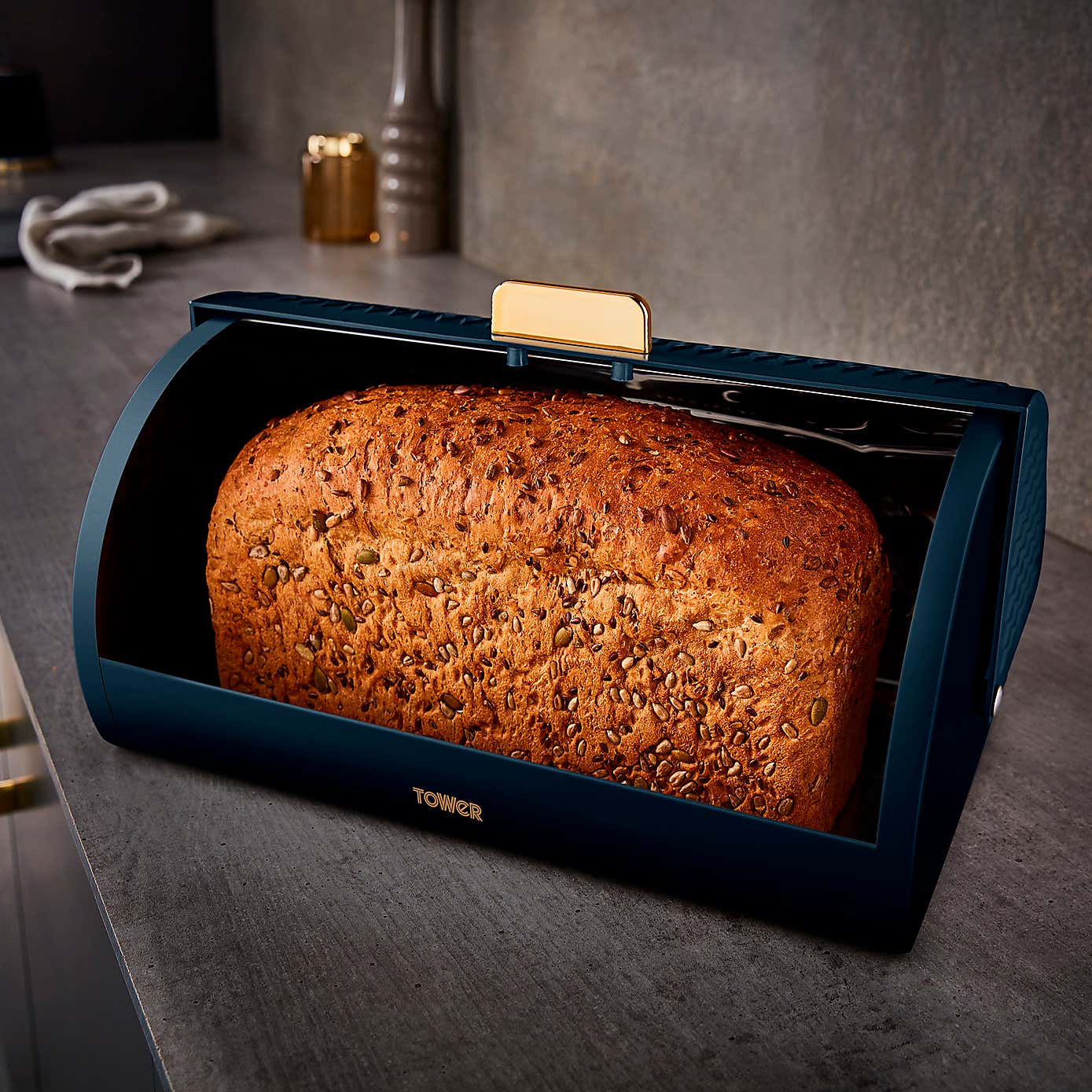 Tower Empire Roll Top Bread Bin