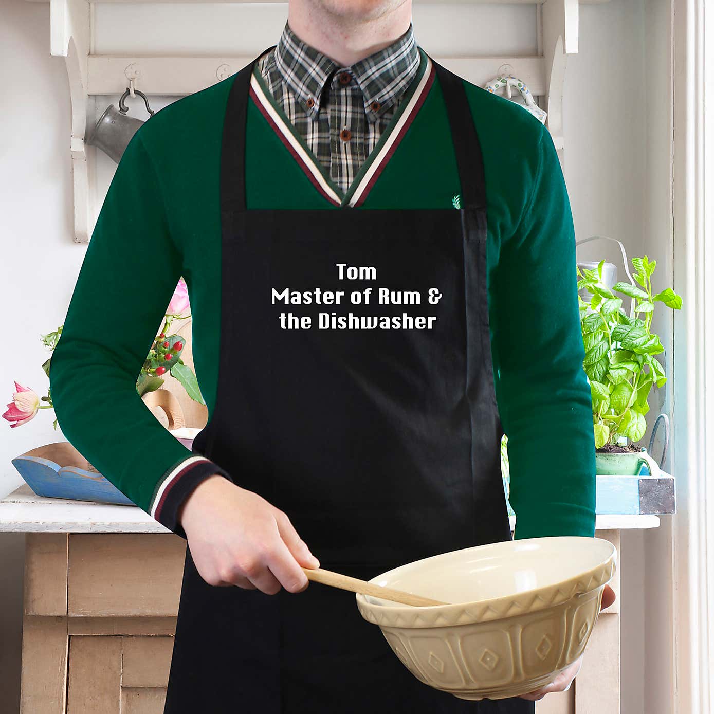 Personalised Apron Black
