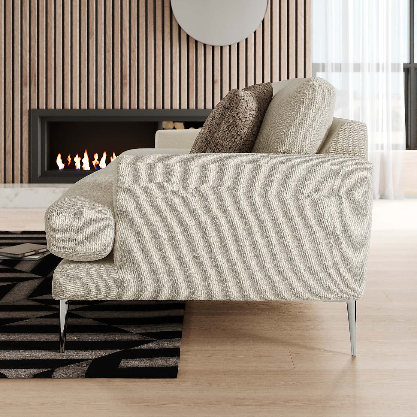 Tonal Boucle Fabric Sample