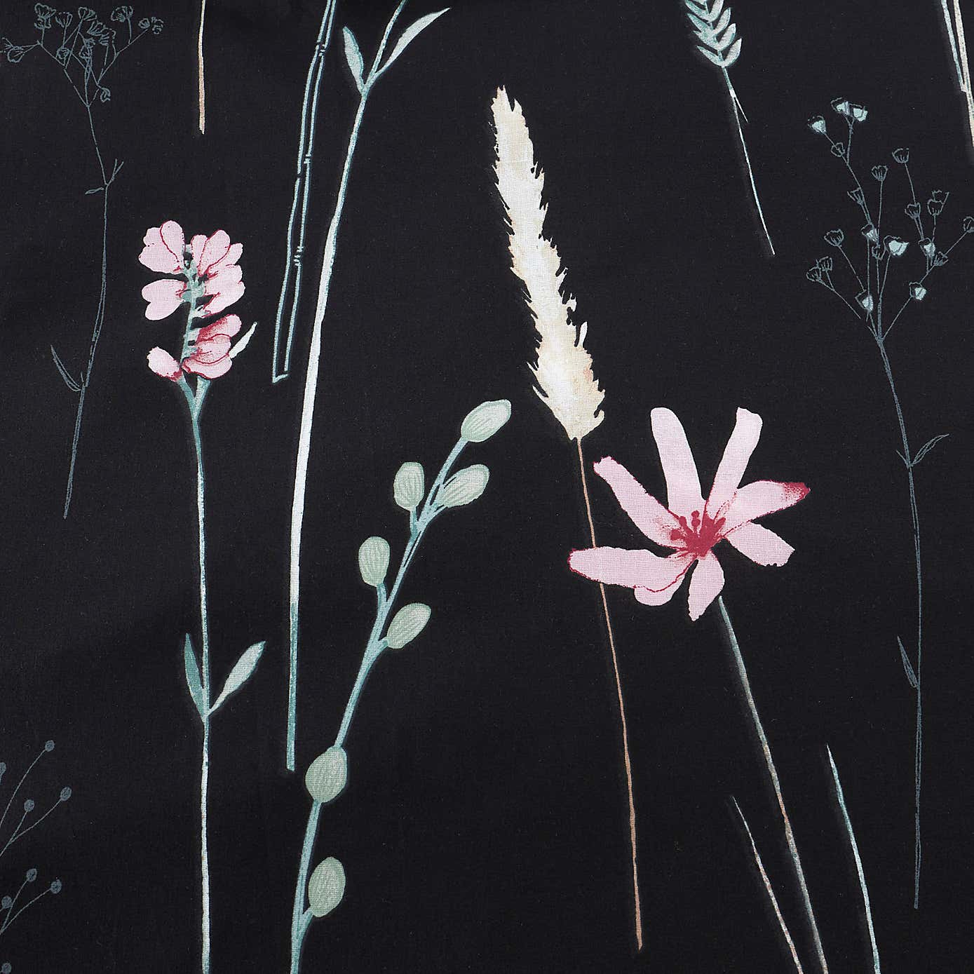 Dried Flowers Duvet Cover and Pillowcase Set