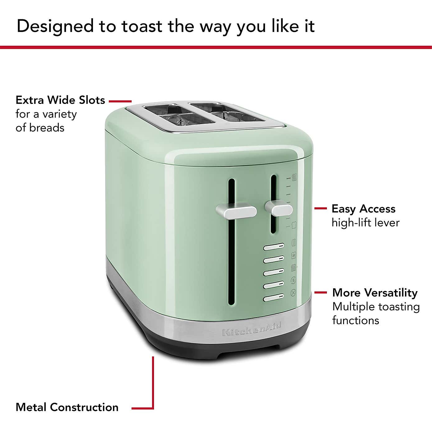 KitchenAid 2 Slice Toaster