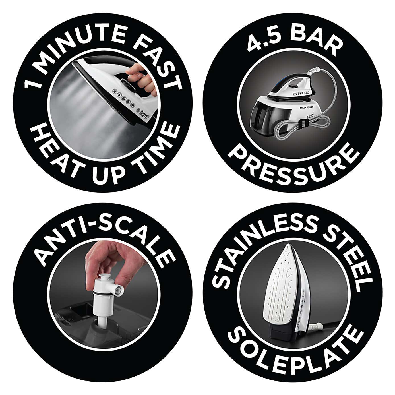 Russell Hobbs 2400W Steam Power Steam Generator