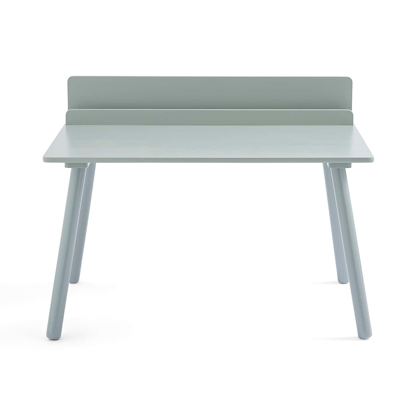 Small White Desk and Stool Set