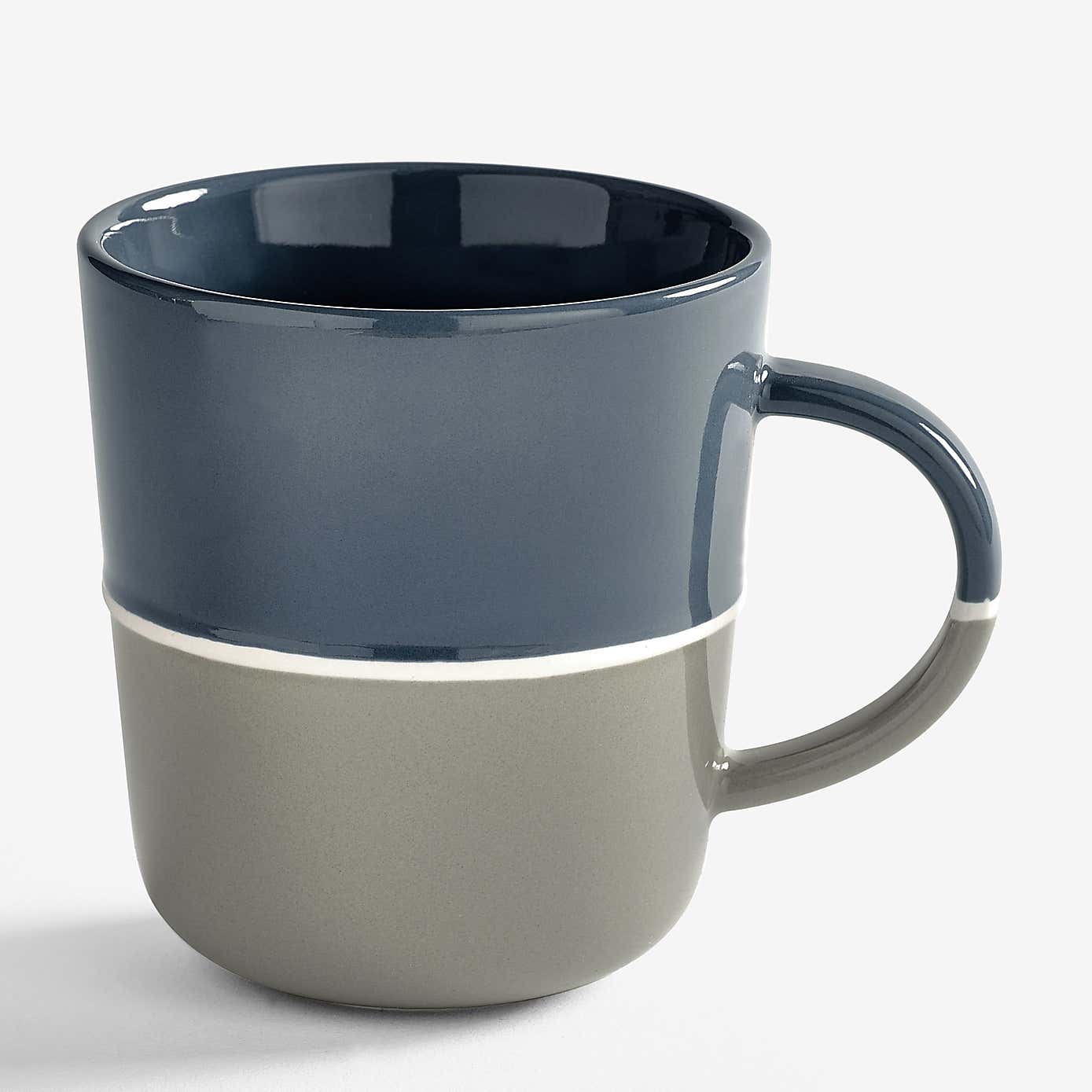 PurerHome Set of 2 Sea Mist Fine China Big Brew Mugs