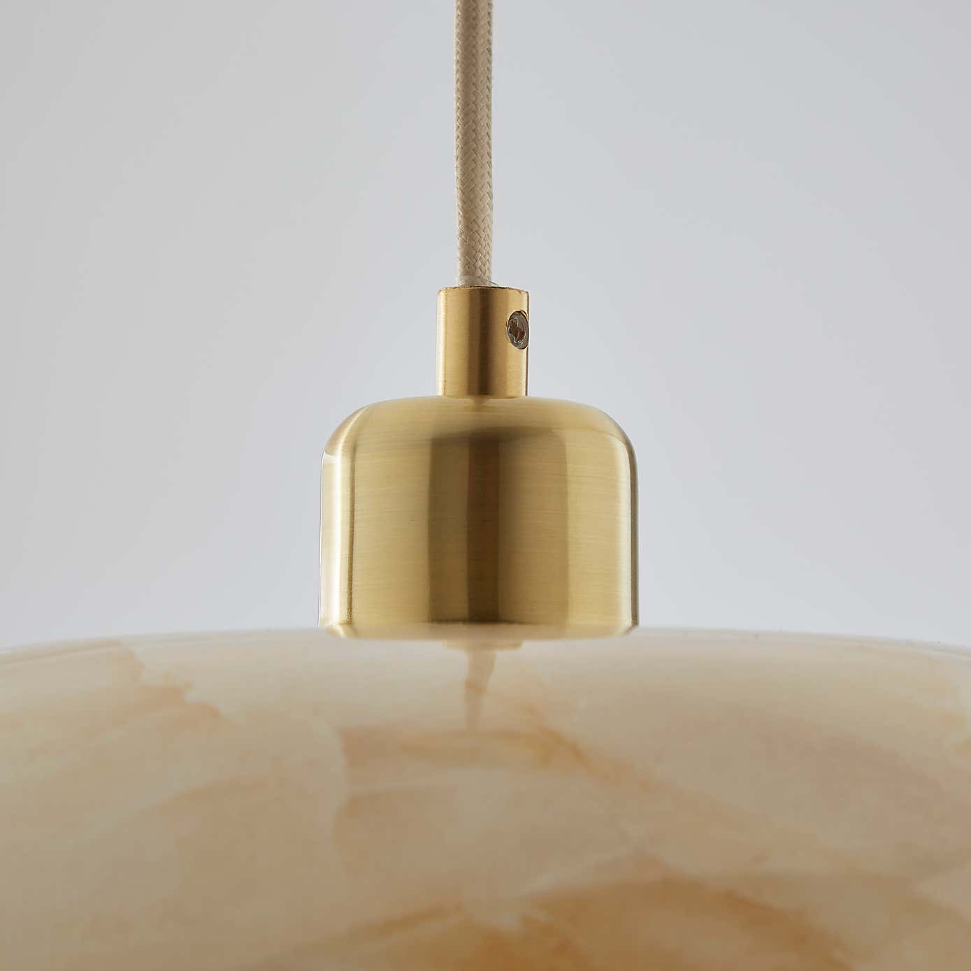Lacey Alabaster Pendant Light