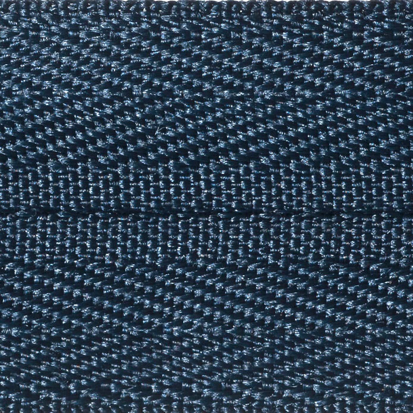 Dark Blue Concealed Zip