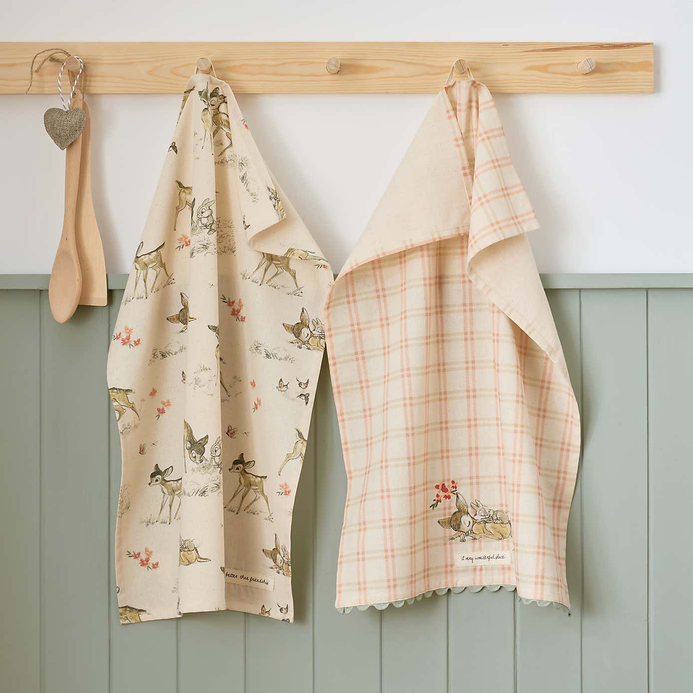 Disney Bambi Tea Towel 2pk