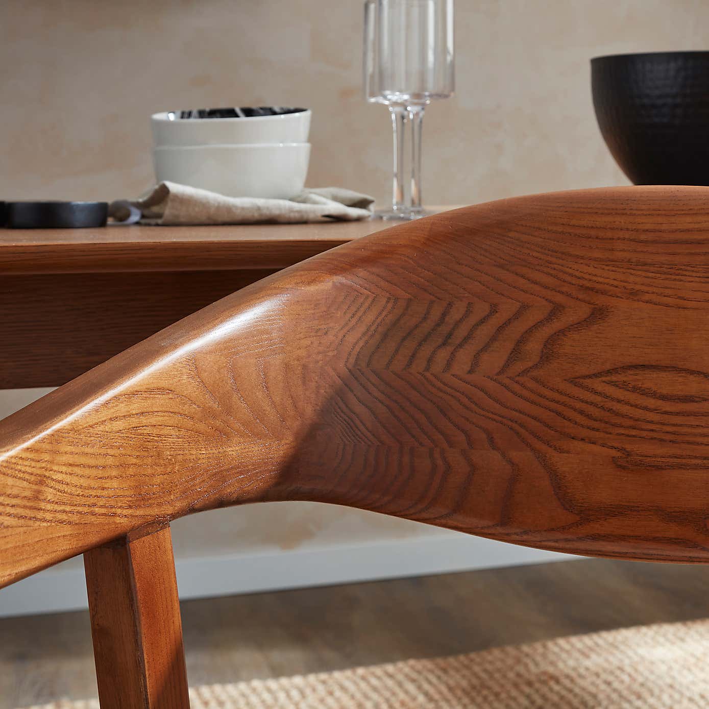 Oskar Dining Chair, Boucle