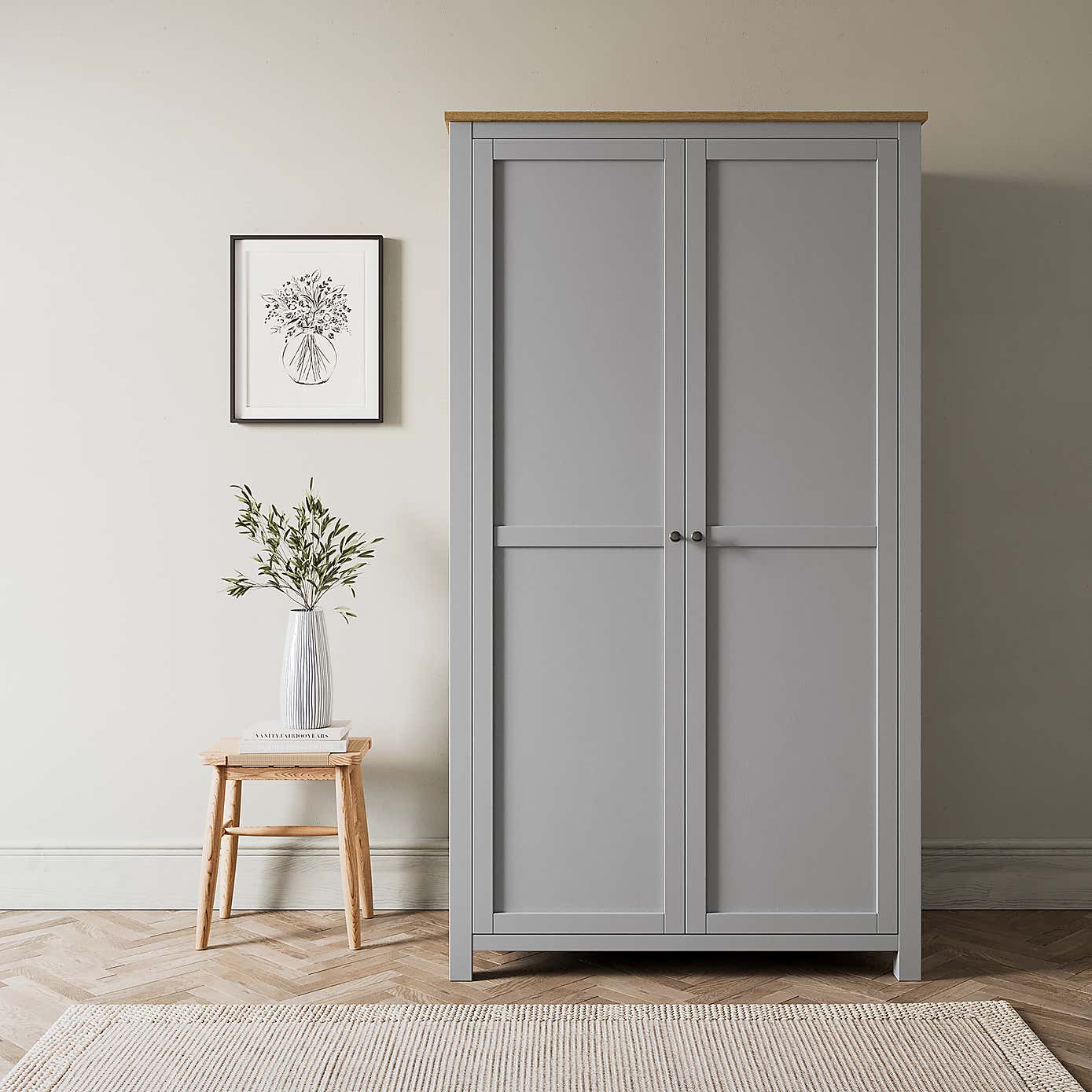 Olney Double Wardrobe