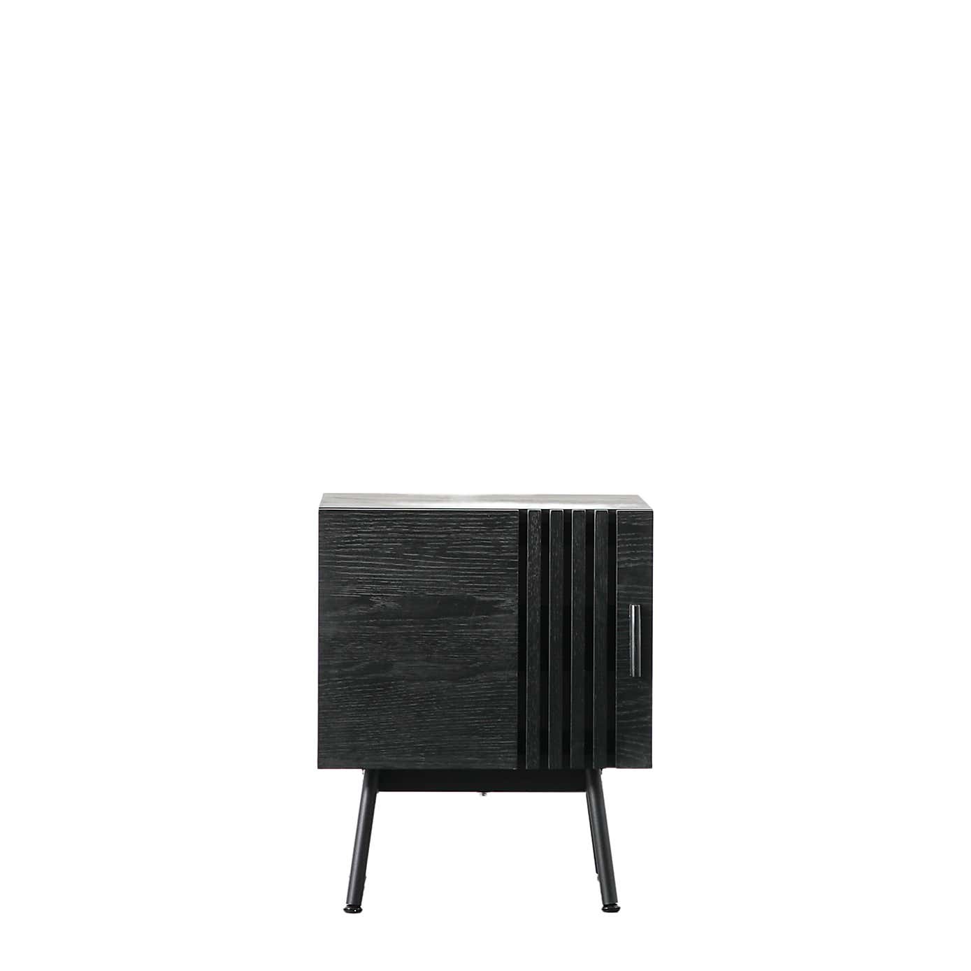 Englewood 1 Door Side Table, Black