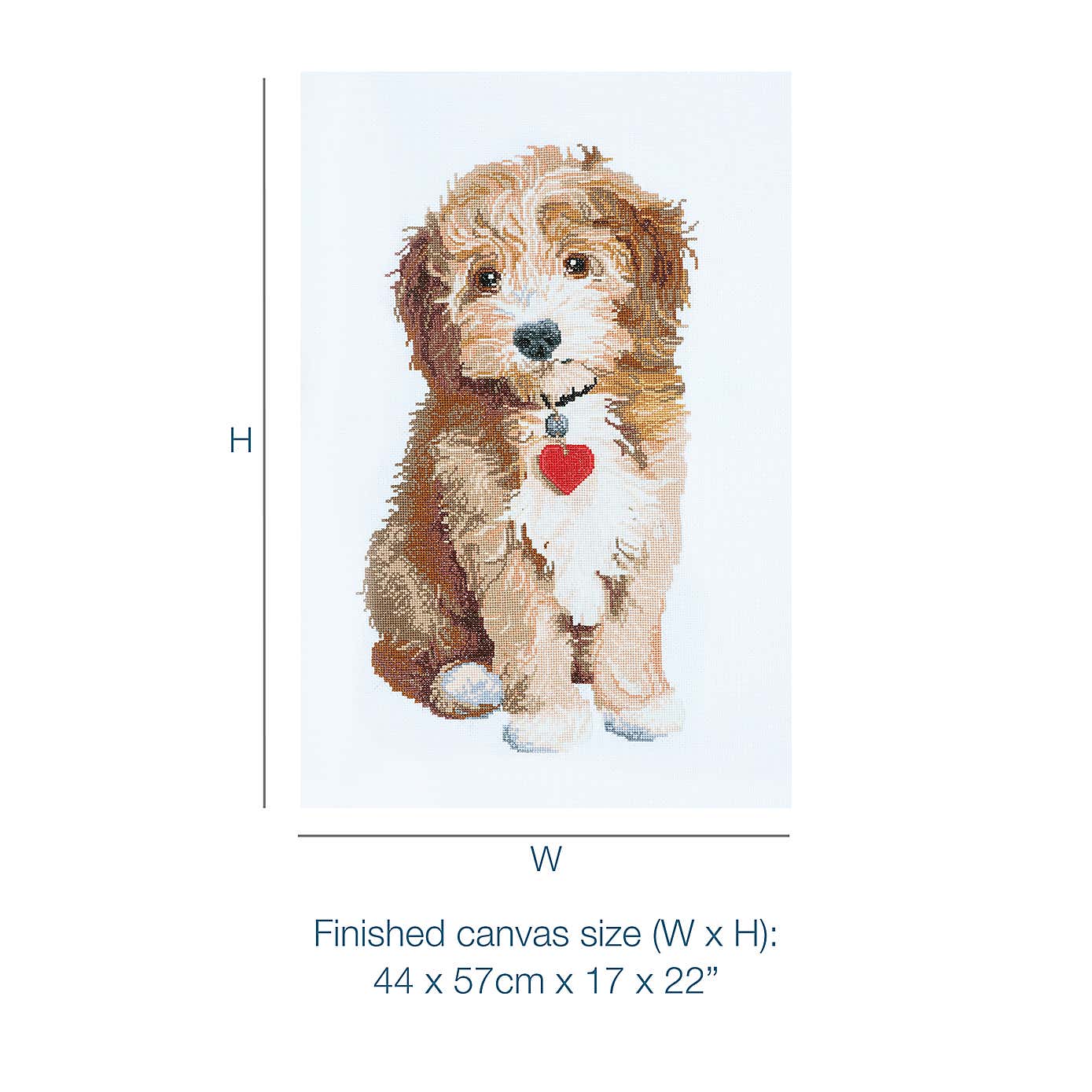 Cross Stitch Extra Large Dog
