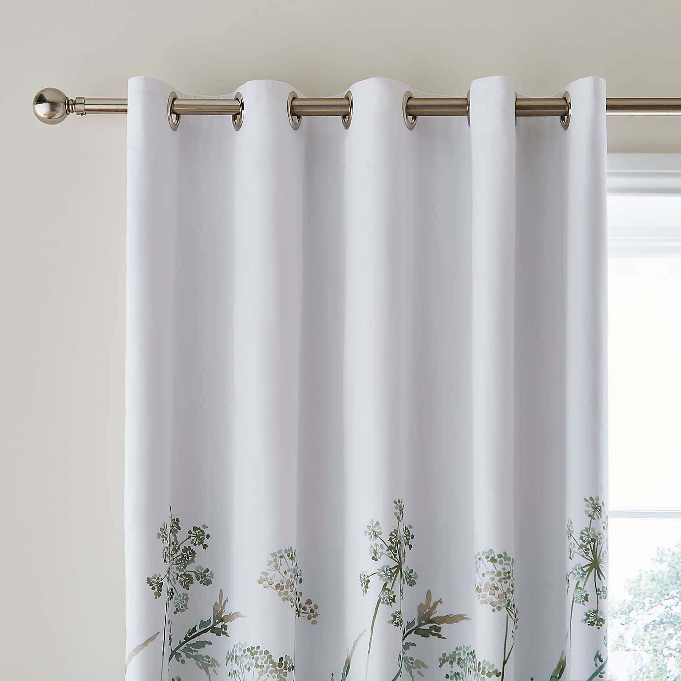Dorma Purity Meadow Blackout Eyelet Curtains