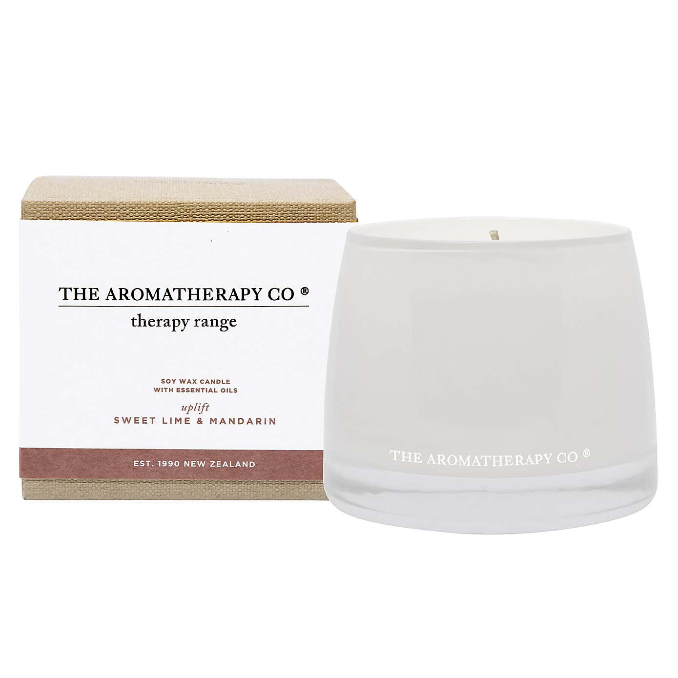 Aromatherapy Co Uplift Therapy Sweet Lime and Mandarin Jar Candle