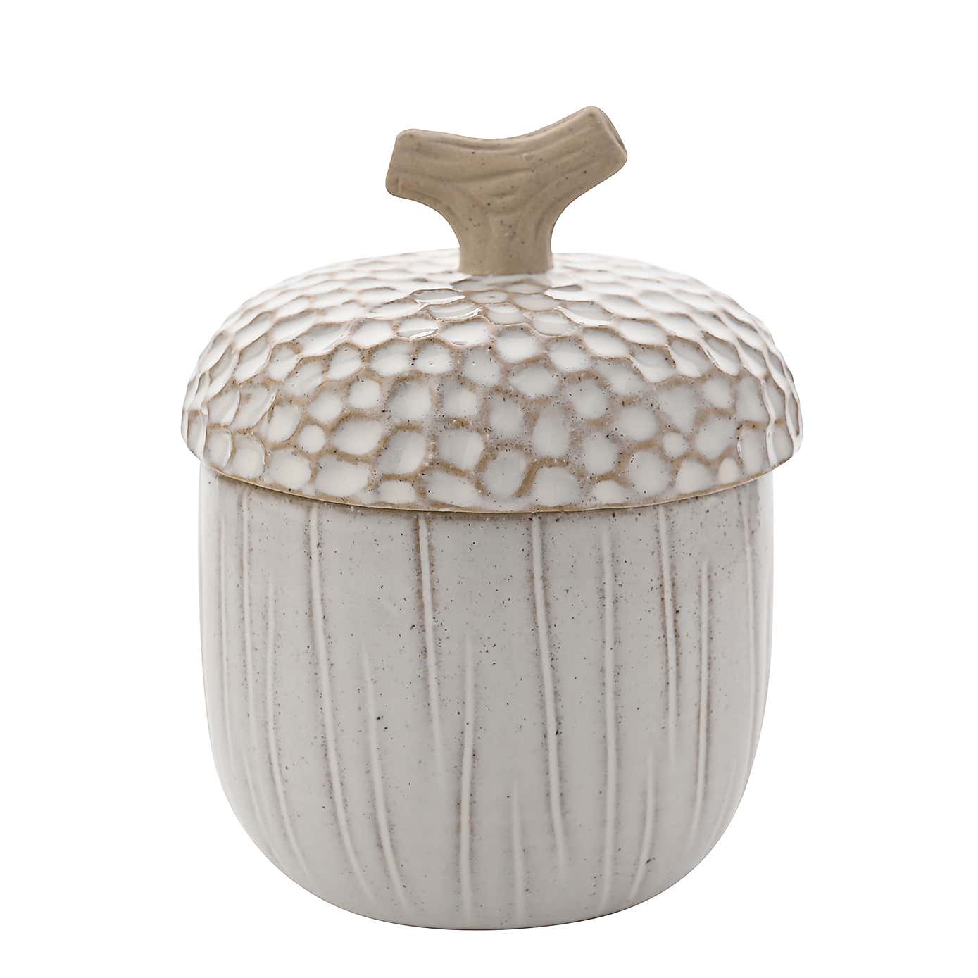 Country Living Ceramic Acorn Storage Jar - Small