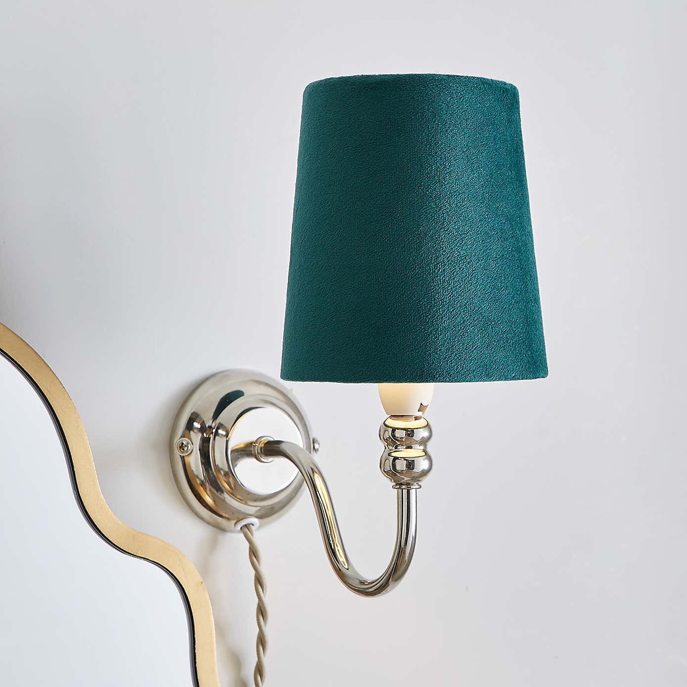 Clara Velvet Tapered Lamp Shade