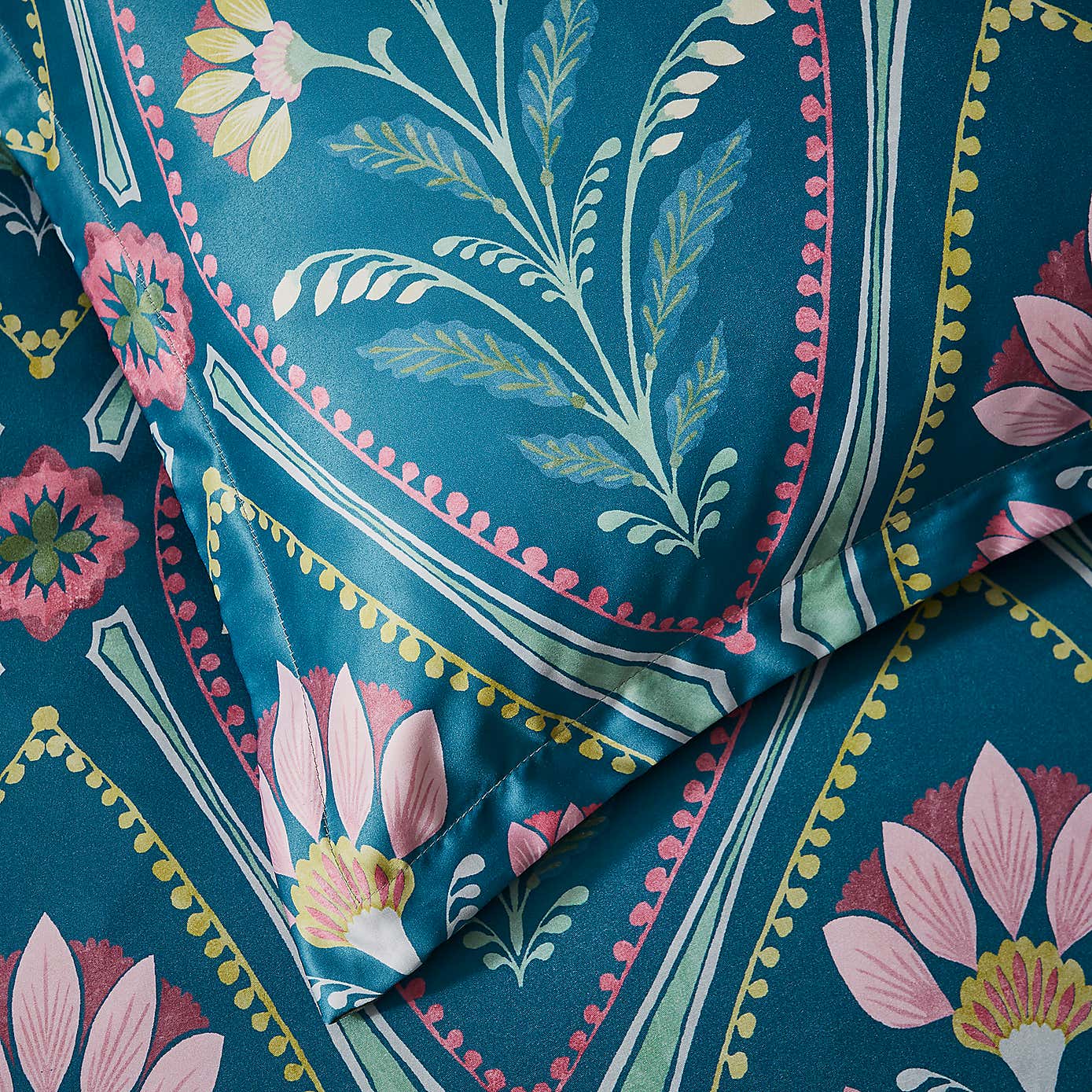 Fiorella Botanical Green Oxford Pillowcase