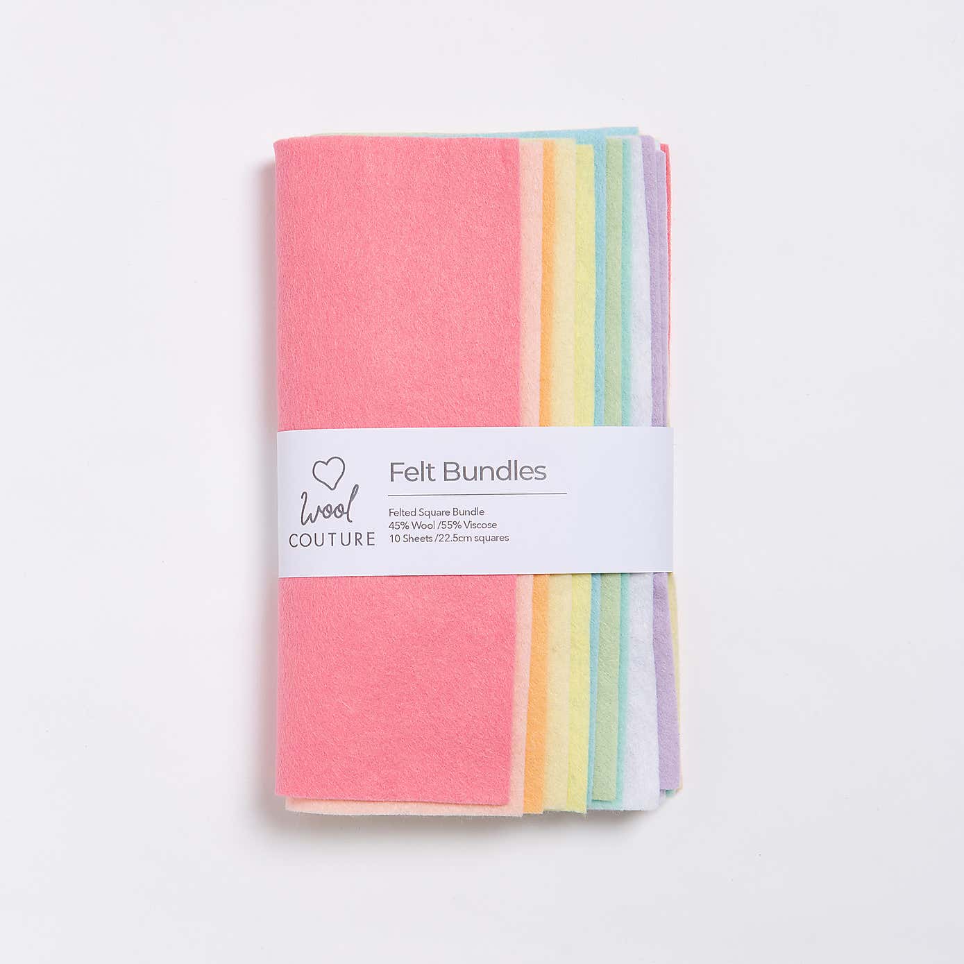 Wool Couture Pastel Felt Bundle