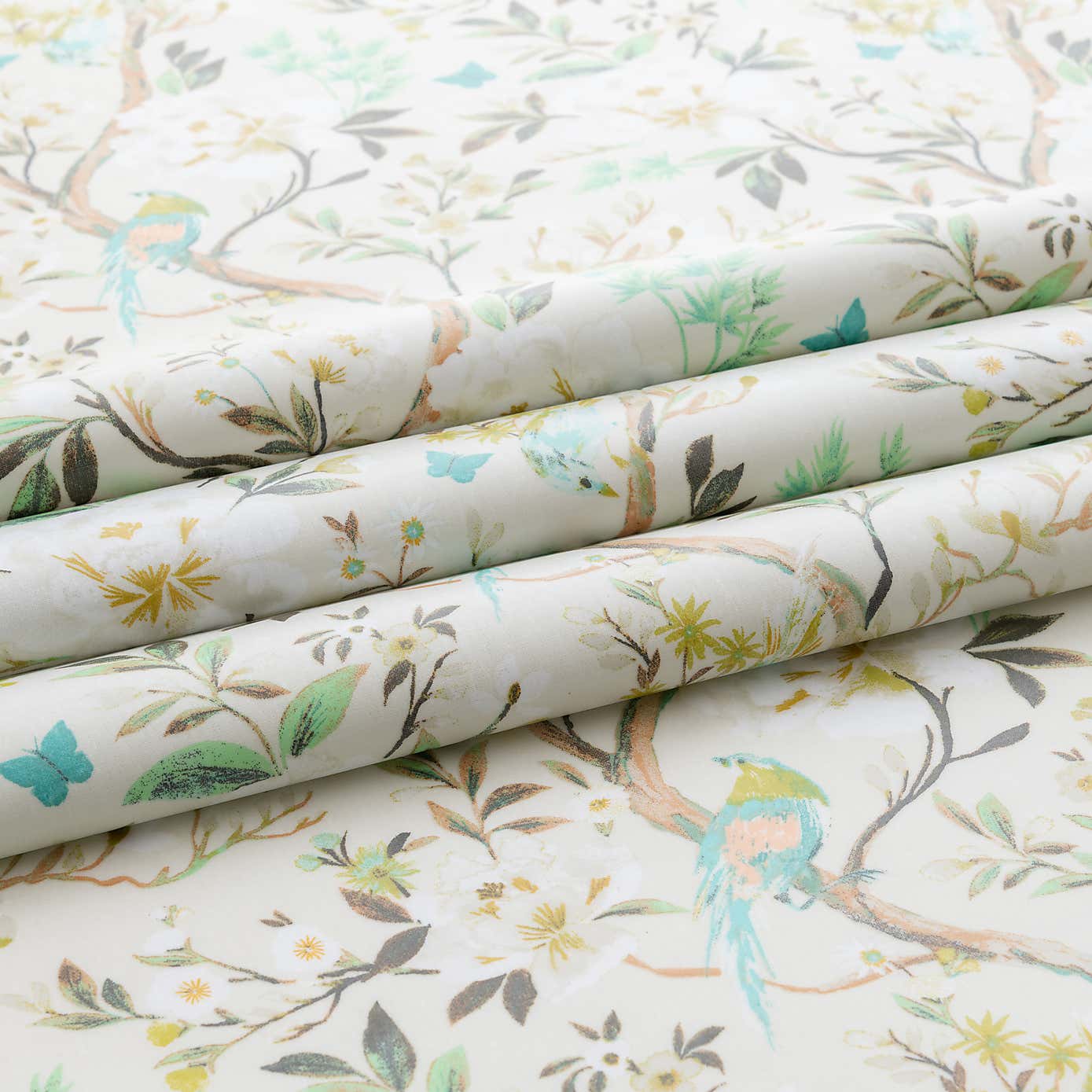 By the Metre Summer Birds PVC Natural