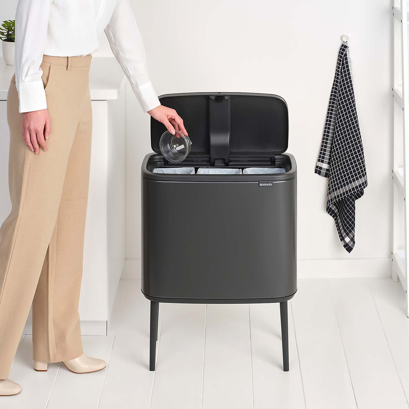 Brabantia Bo 3 x 11L Touch Bin Hi