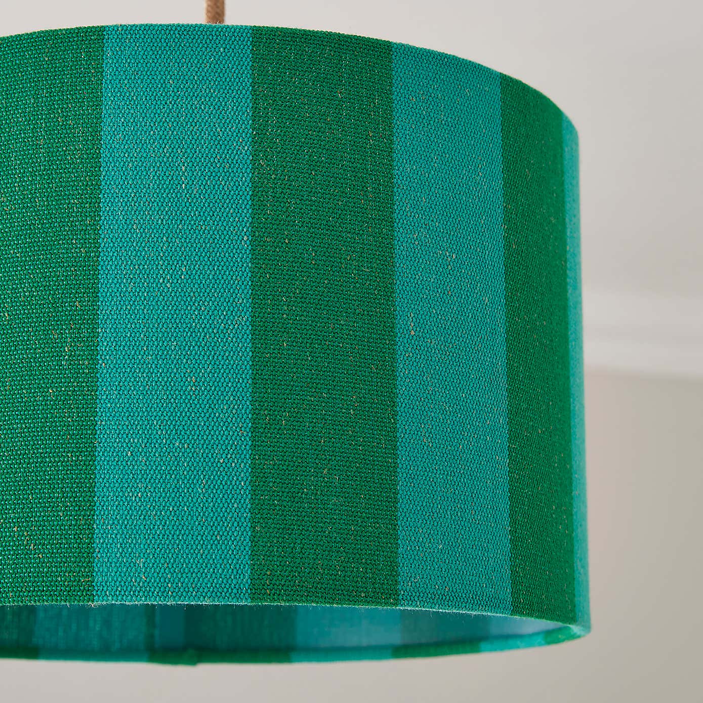 Beatrice Stripe Drum Lamp Shade