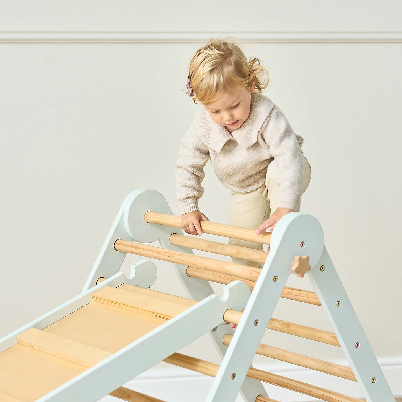 Tutti Bambini Scala Montessori 3 in 1 Pikler Climbing Frame with Climbing Wall