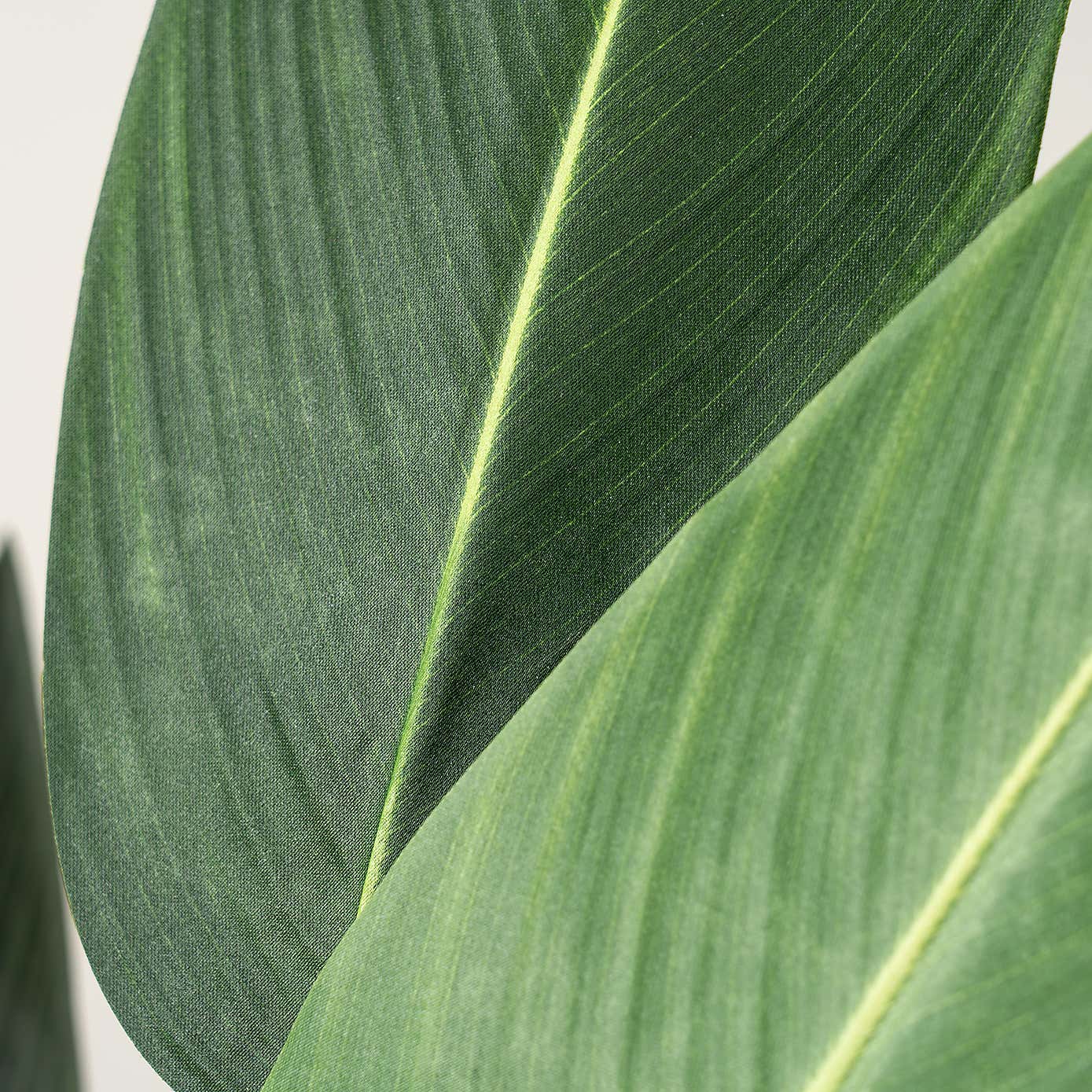 Artificial Bird of Paradise Tree in Black Plastic Plant Pot