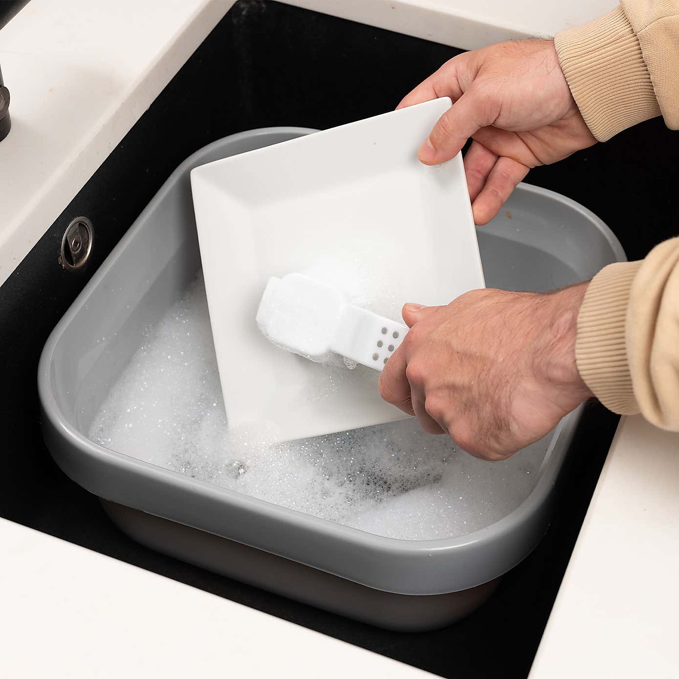 Addis Soft base Washing Up Bowl and Brush Set