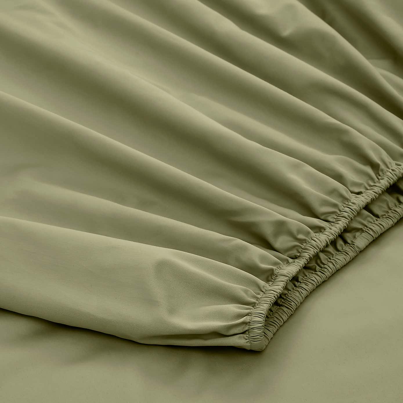 Dorma 500 Thread Count 100% Cotton Sateen Plain Fitted Sheet