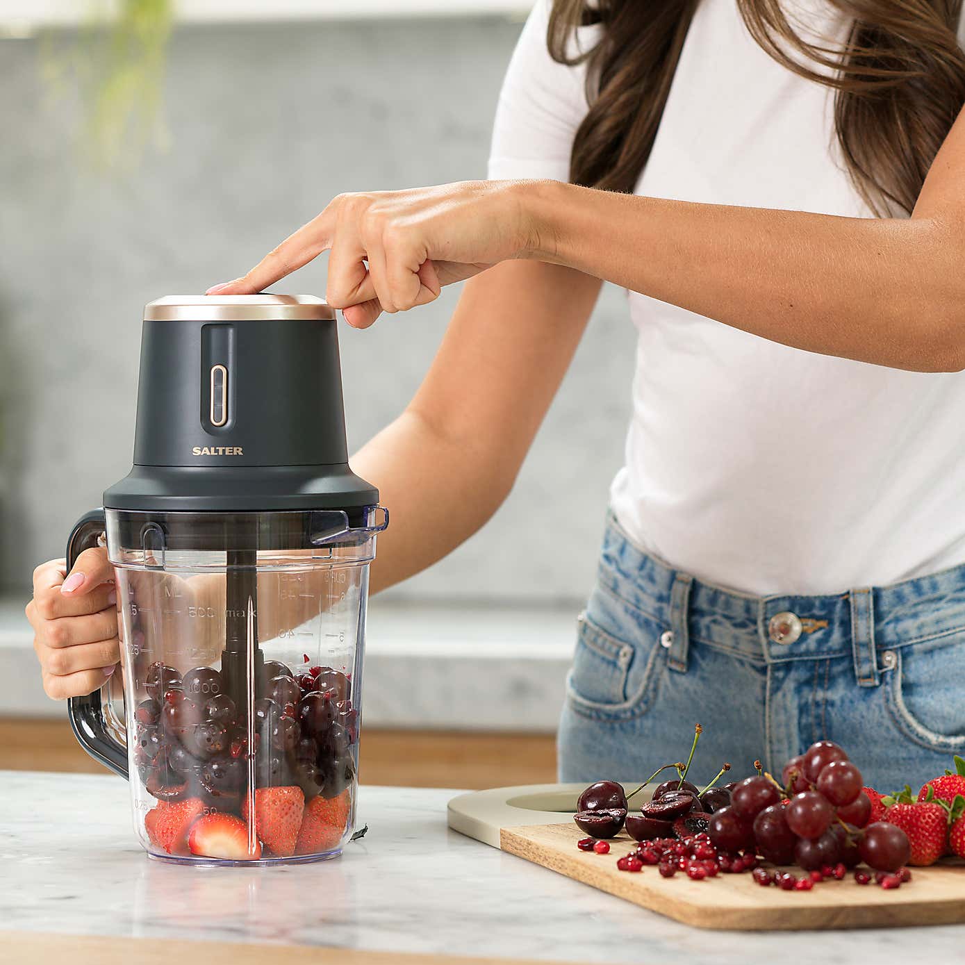 Salter Cordless Jug Blender Grey