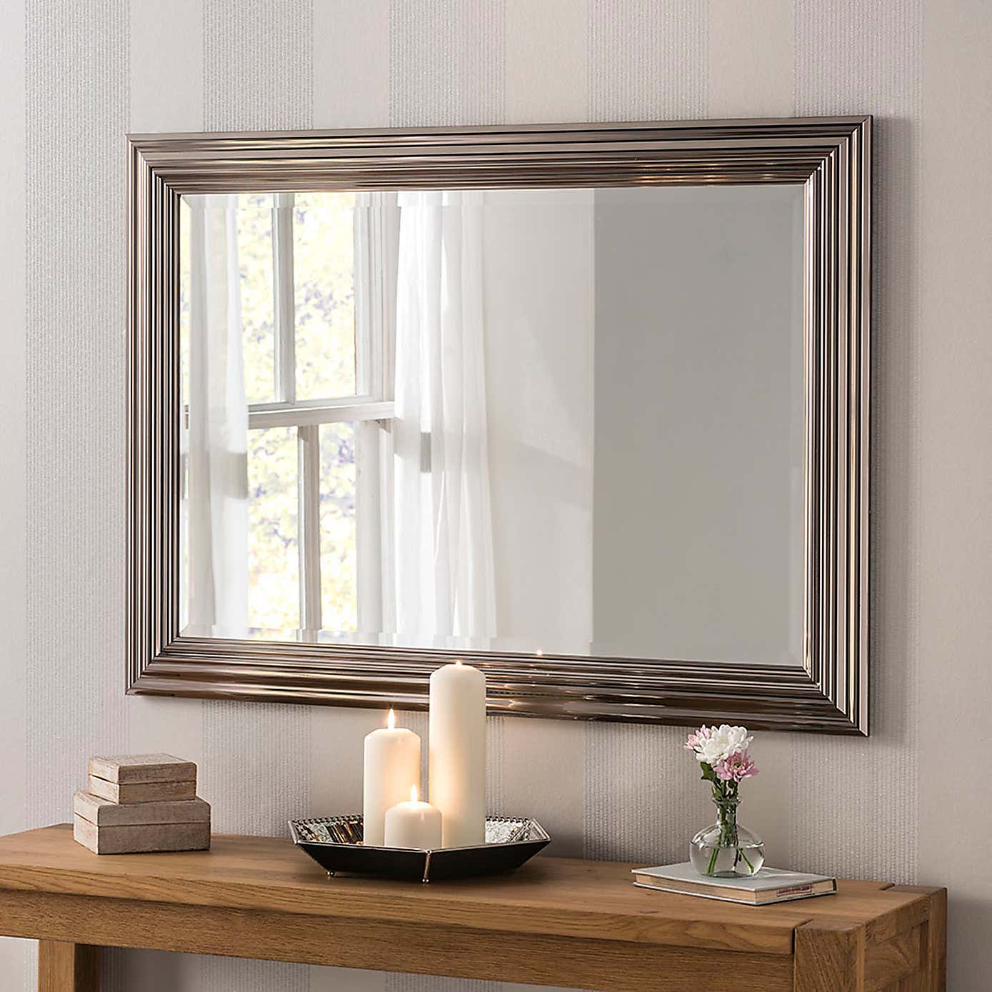 Yearn Traditional Framed Wall Mirror