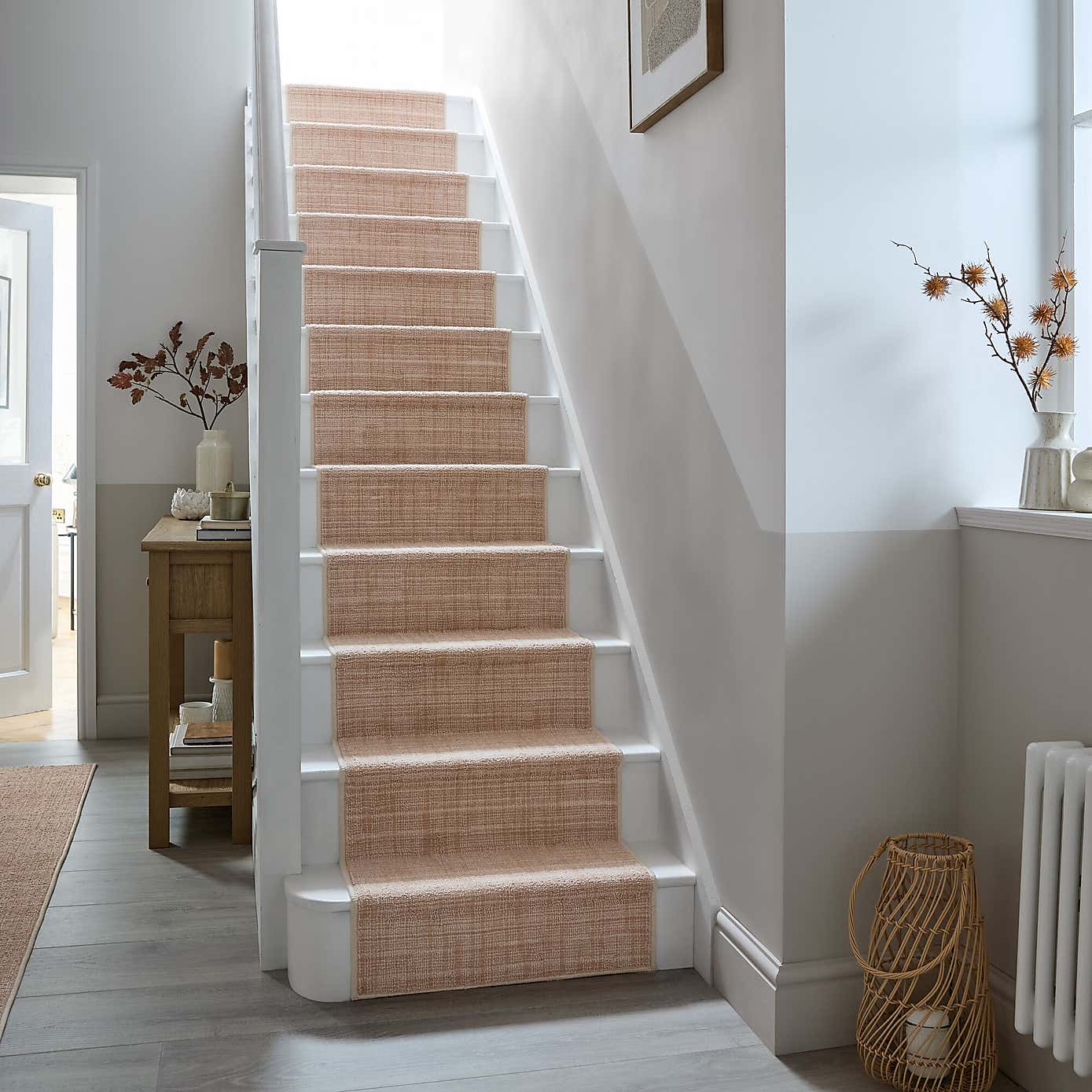 Clifton Boucle Washable Stair Runner