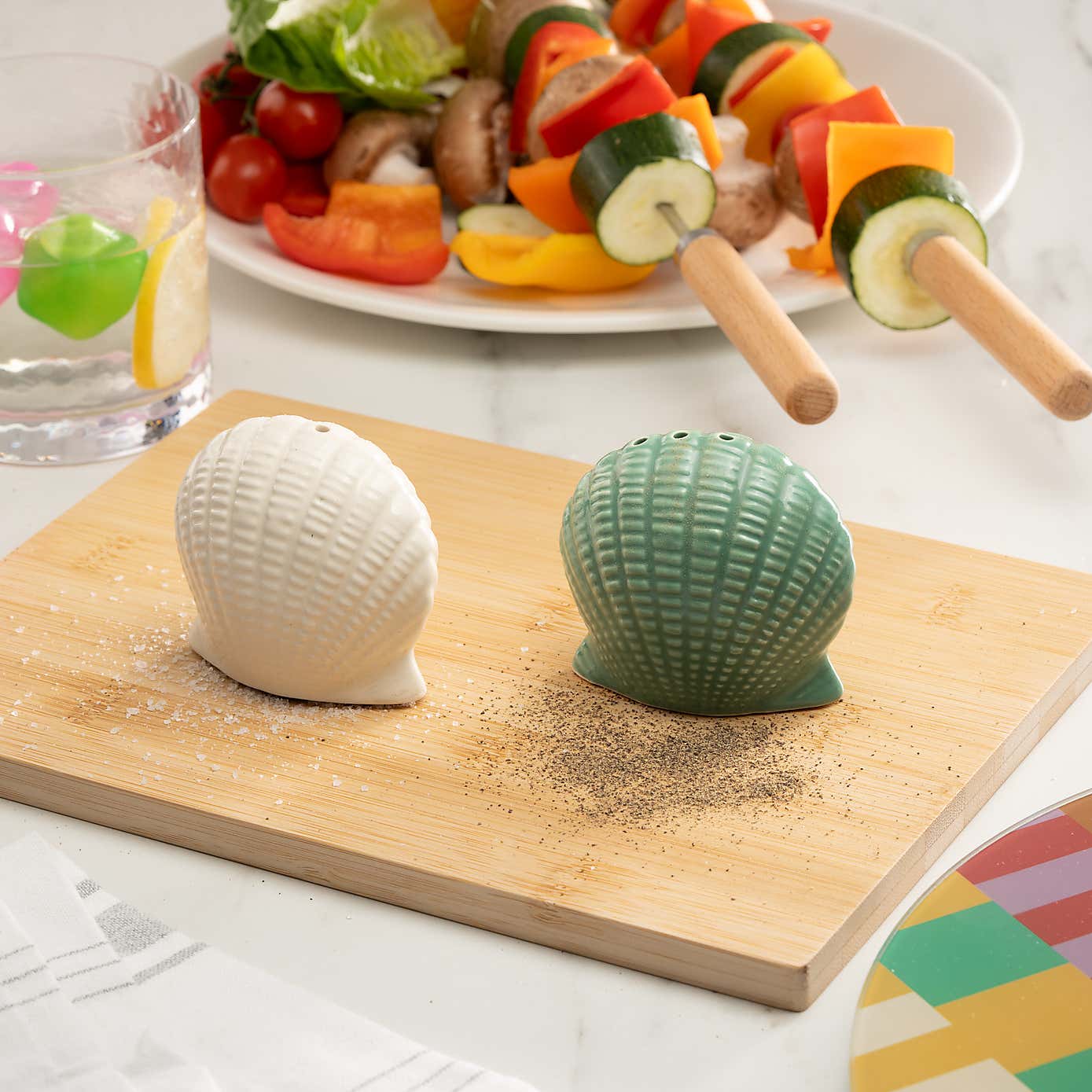 Sea Shell Salt and Pepper Shakers