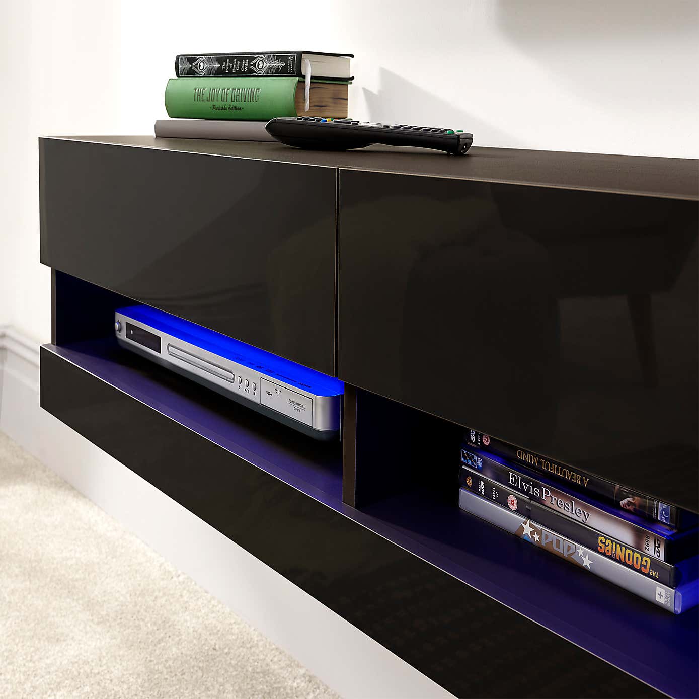 Galicia LED Floating Wall TV Unit for TVs up to 55"