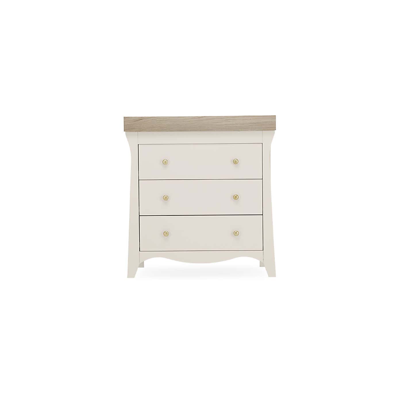 CuddleCo Clara 3 Drawer Chest & Changing Unit