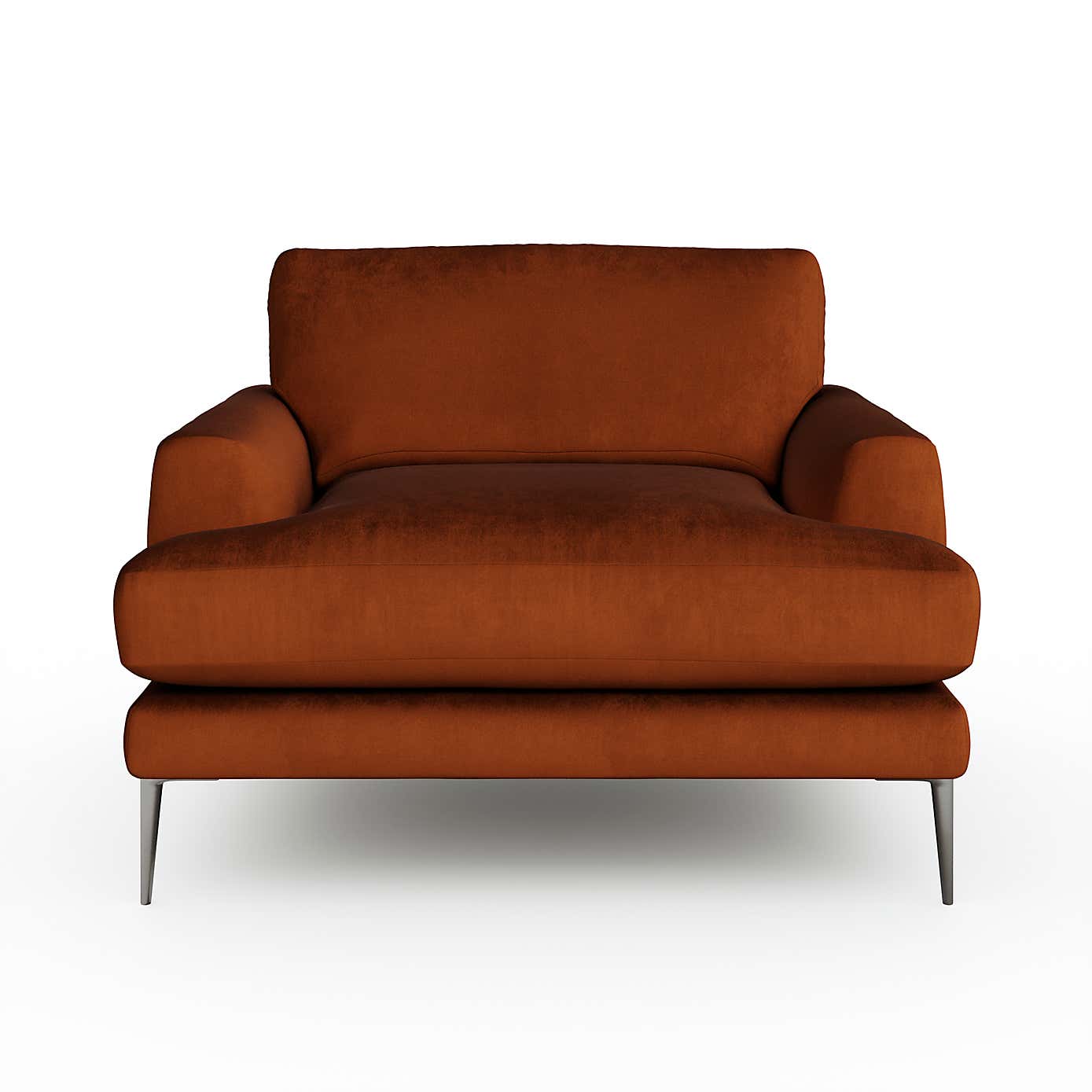 Lawson Matte Plush Velvet Snuggle Chair