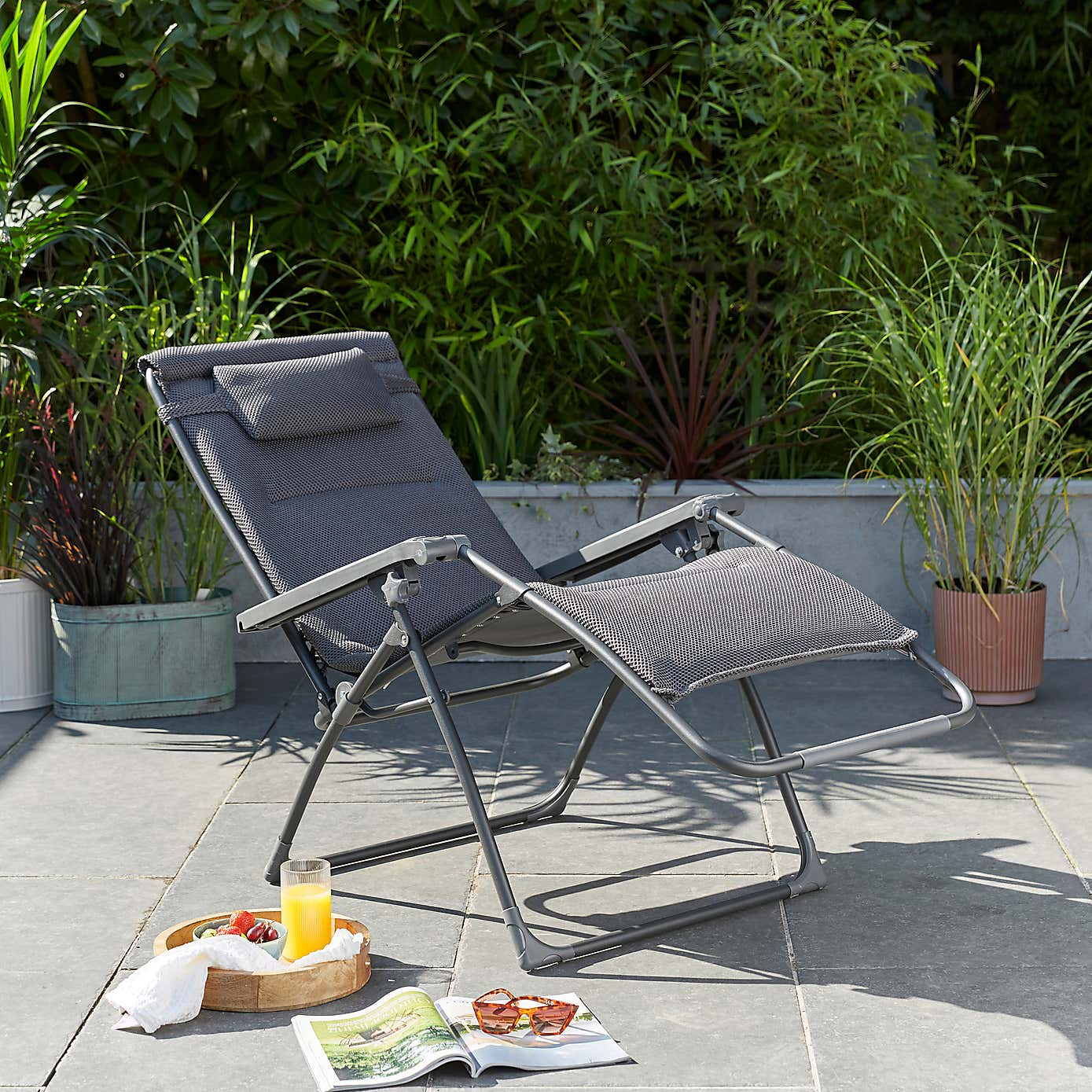 Amsterdam Charcoal Lounger