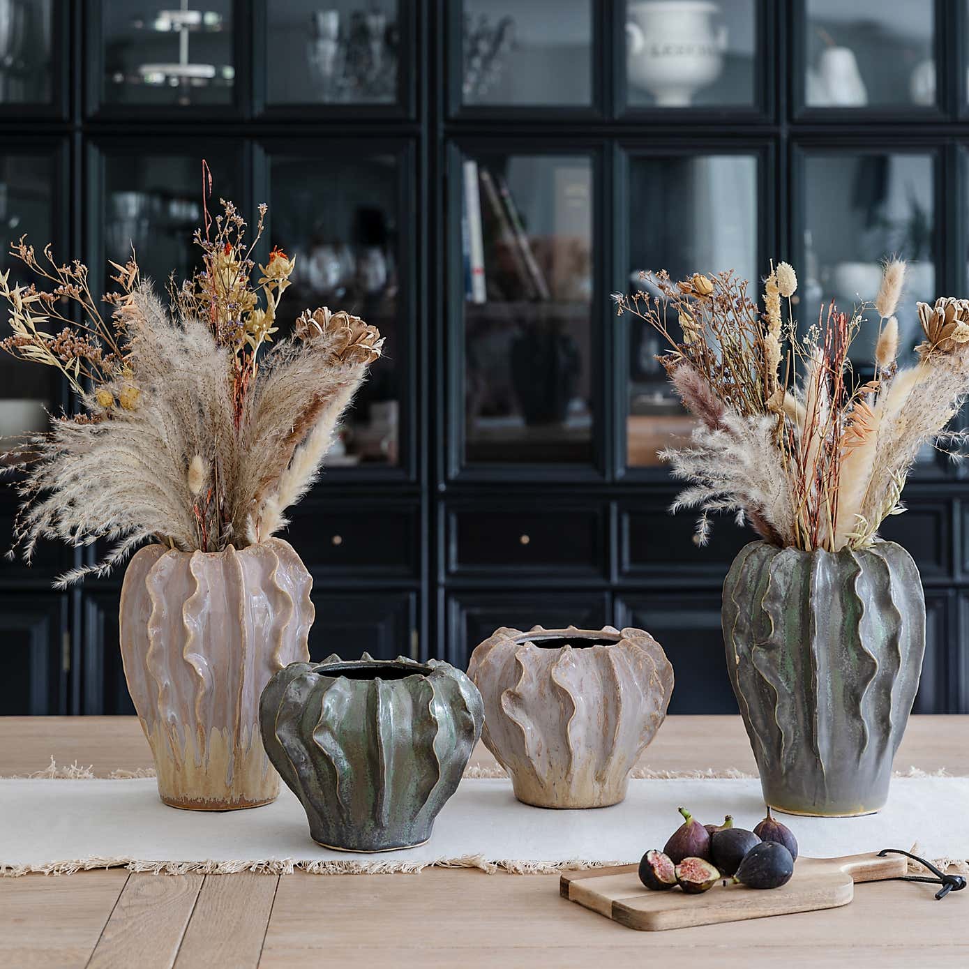 Scarlet Coral Reef Ceramic Vase