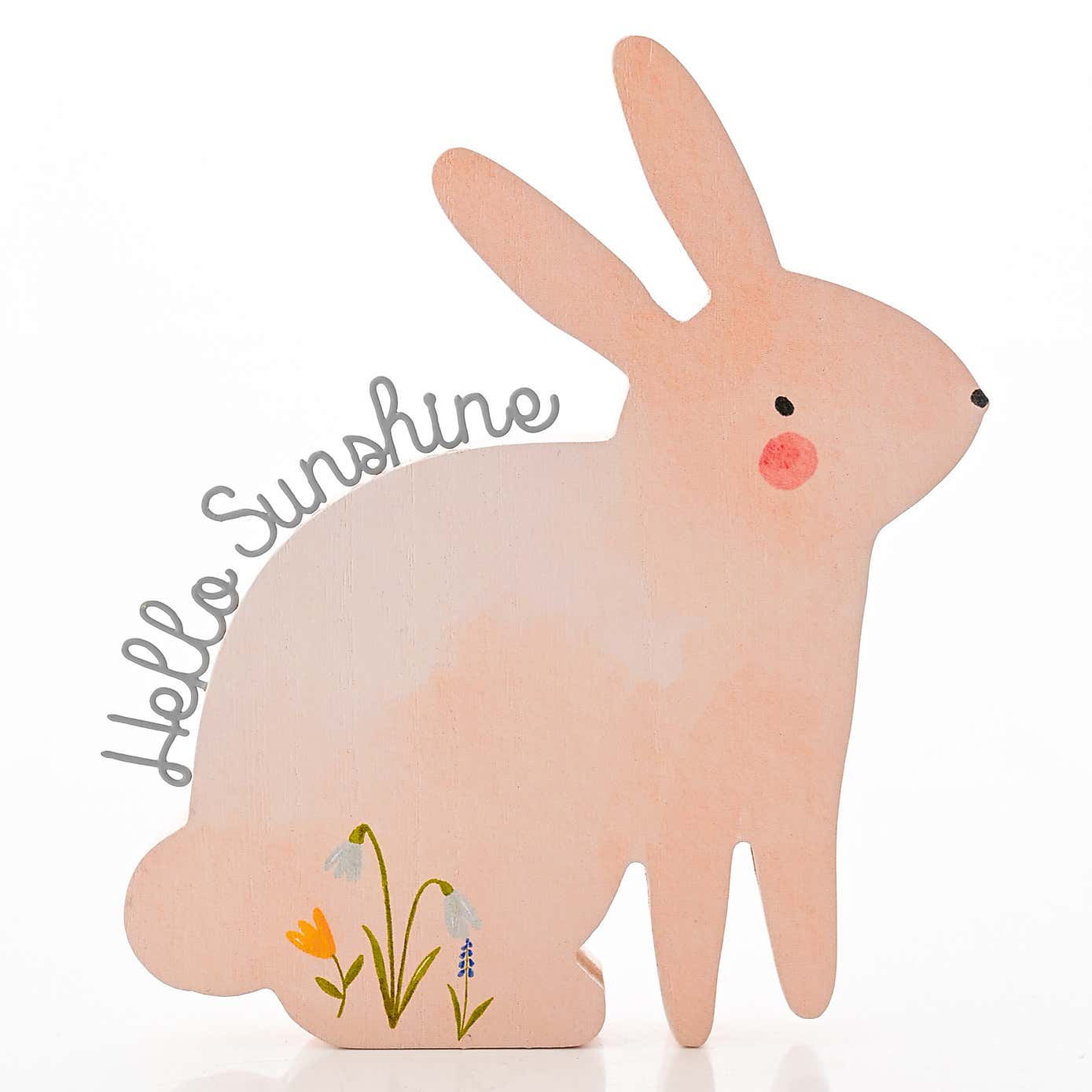 Hello Sunshine Rabbit Plaque