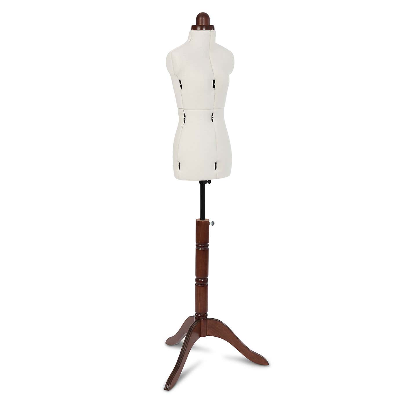 Lady Valet Ecru Adjustale Dress Form